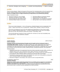 Extreme Resume Makeover: Interior Designer Resume | Blue Sky Resumes