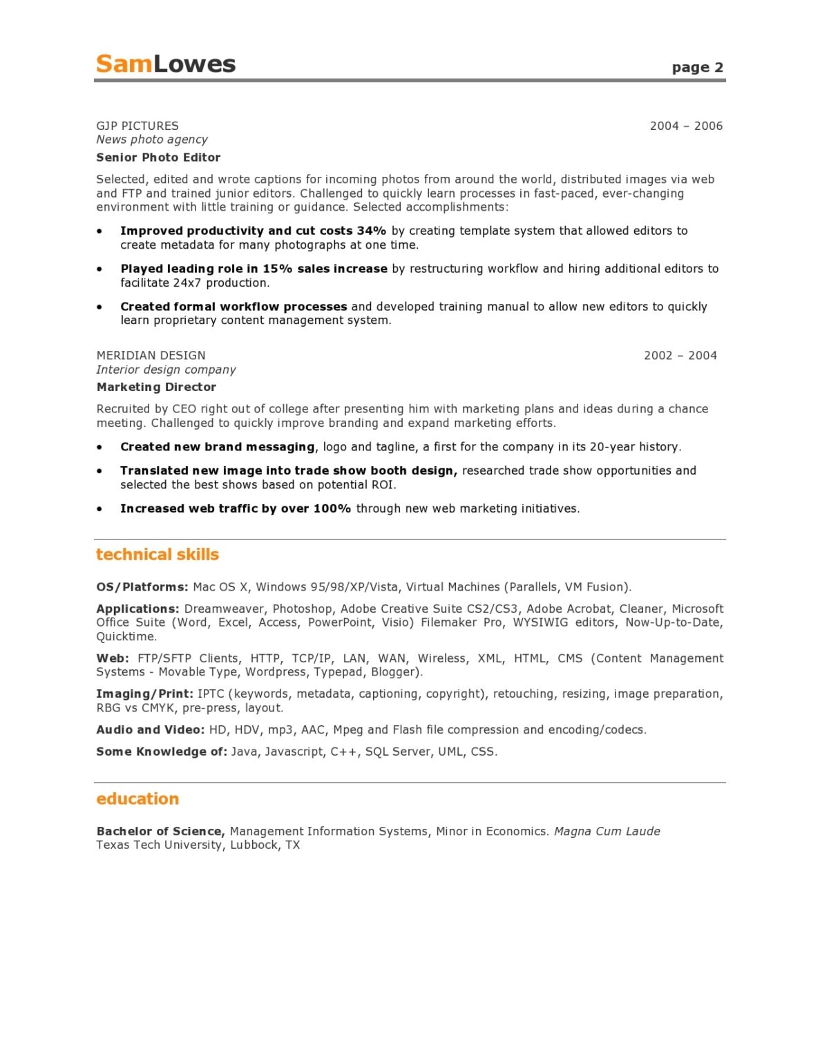 Content Producer - Resume Sample | Blue Sky Resumes